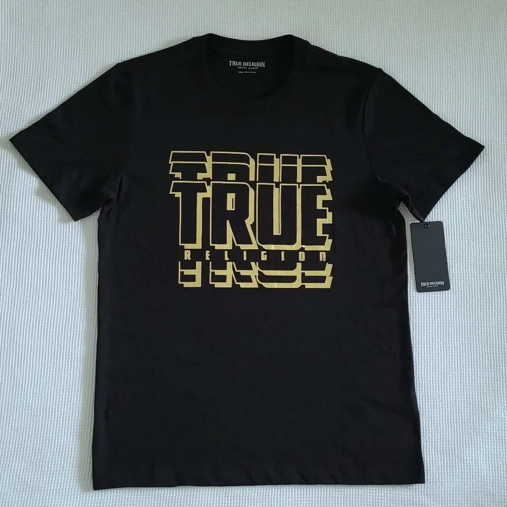 True Religion🙏 Black🖤 Graphic Logo Tee👕 - NWT